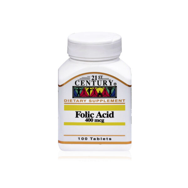 21st Century Folic Acid 400mcg 110 Tablets