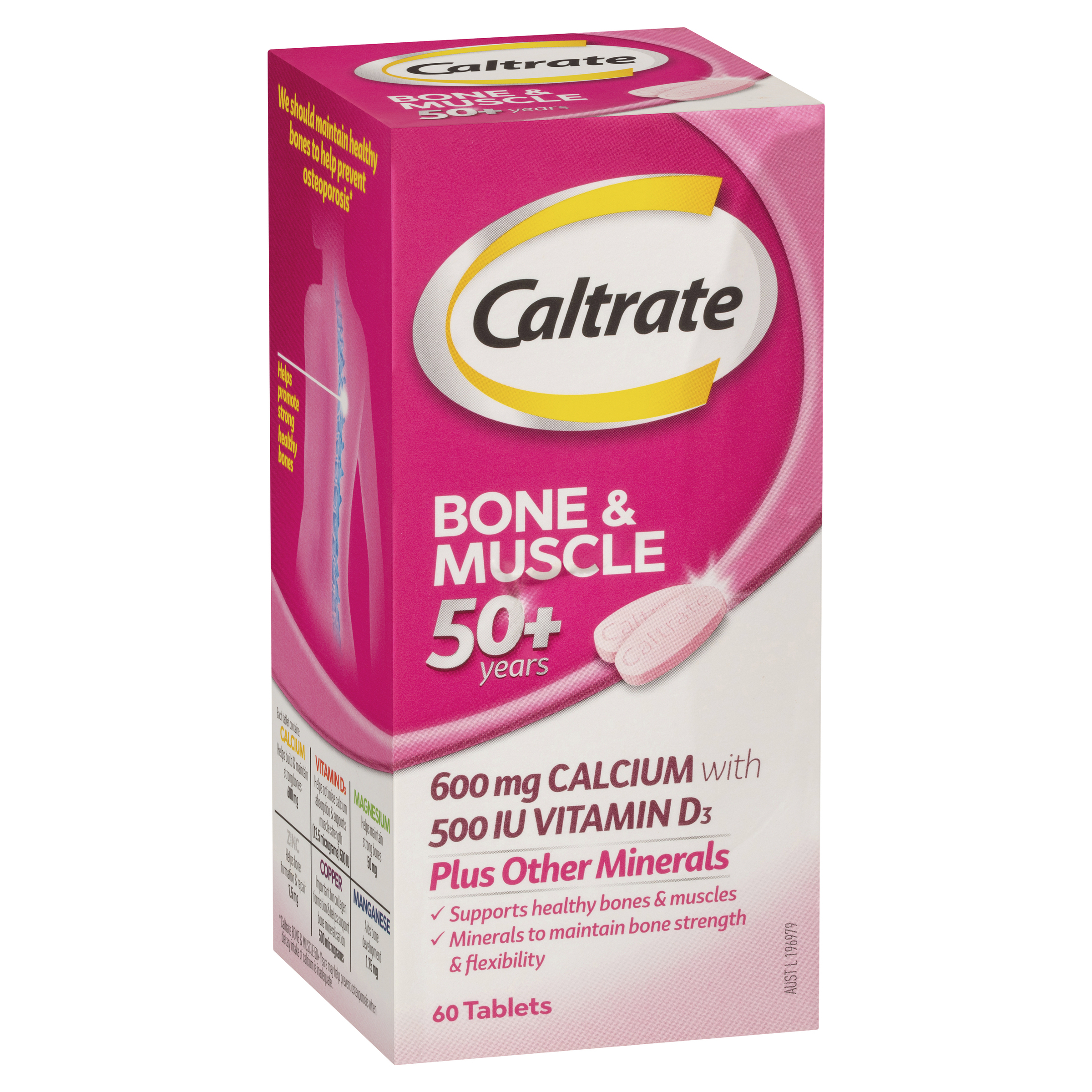 Caltrate 600 Plus D3 60 Tablets