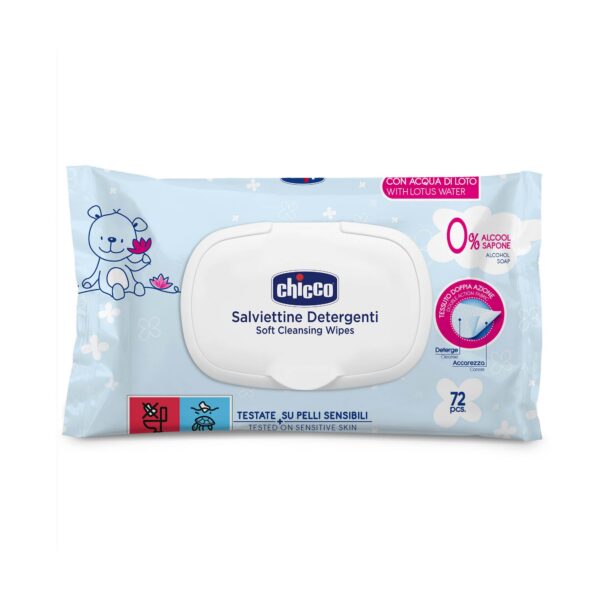 Chicco Baby Moments Gentle Wipes 72 Pack