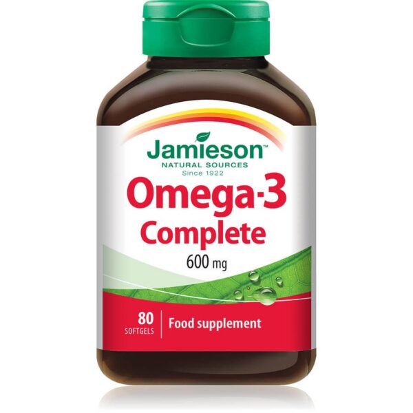 Jamieson Omega-3 Fish Oil 1000mg 100 Softgels