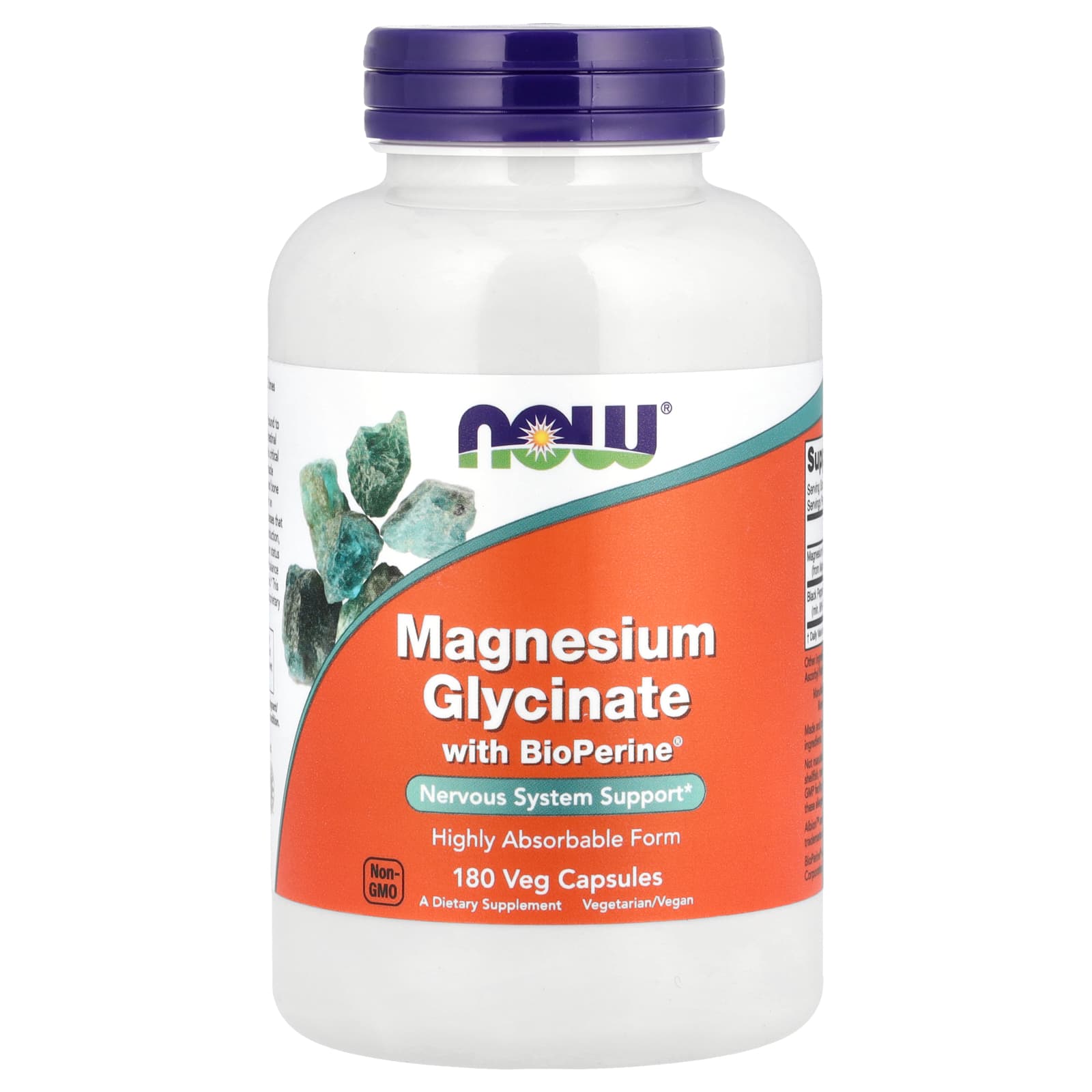 NOW Foods Magnesium Glycinate 180 Tablets