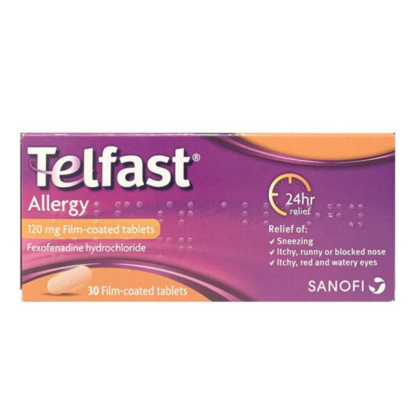 Telfast 120mg 30 Tablets