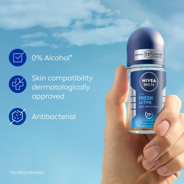 Nivea Men Fresh Active Roll-On 50ml